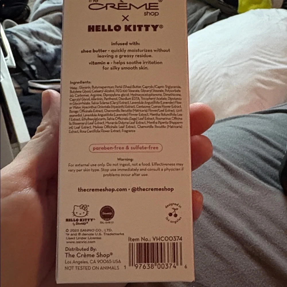Hello Kitty Moisturizing Hand Crème in Chocolate covered Strawberry. NEW in box!